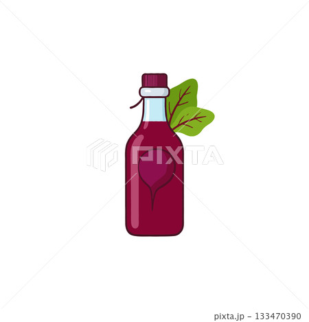 Vibrant Beetroot Elixir: A Colorful Still Life Depicting Health and Natural Beverage Goodness with Vibrant Beetroot Elixir: A Colorful Still Life Depicting Health and Natural Beverage Goodness with 133470390