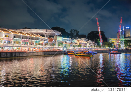 夜のクラークキー, シンガポール 133470554