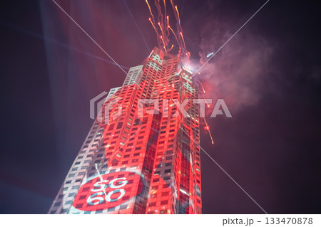 ライトアップされたナショナルデーのクラークキー, シンガポール ライトアップされたナショナルデーのクラークキー, シンガポール 133470878