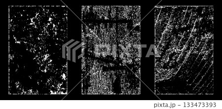 Black and white grunge. Distress overlay texture. Abstract surface dust and rough dirty wall background concept. Distress illustration simply place over object to create grunge effect. Vector EPS10. 133473393
