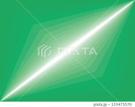 幾何学模様　グラデーション　グリーン 133473570