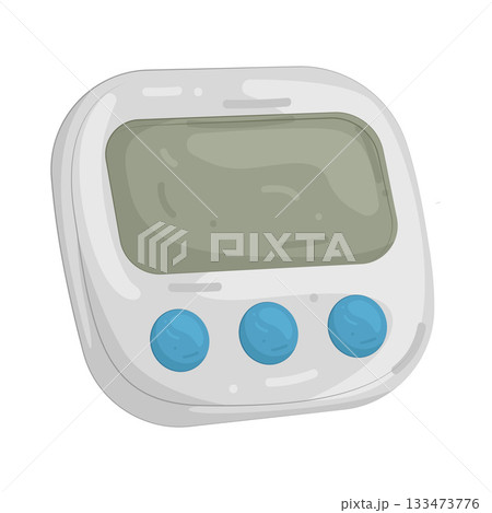 Illustration of digital timer Illustration of digital timer 133473776
