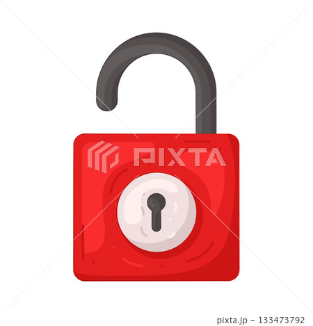 Illustration of unlock 133473792
