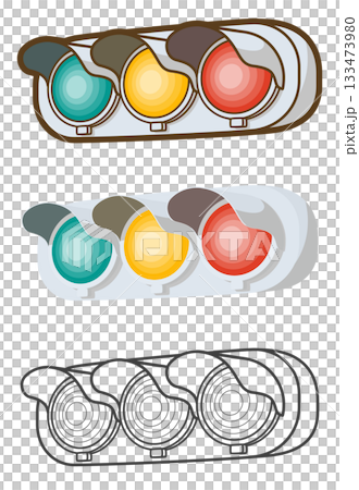 交通燈（全亮） 133473980
