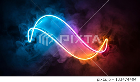 カラフルなアブストラクトな背景デザイン 133474404