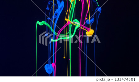 カラフルなアブストラクトな背景デザイン 133474501