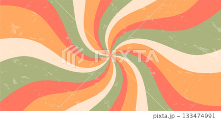 Groovy retro sun burst swirl background uses an abstract burst and wavy effect with a strong grunge texture. Orange and yellow sun rays create a sunshine feel in this unique horizontal y2k style, Groovy retro sun burst swirl background uses an abstract burst and wavy effect with a strong grunge texture. Orange and yellow sun rays create a sunshine feel in this unique horizontal y2k style, 133474991