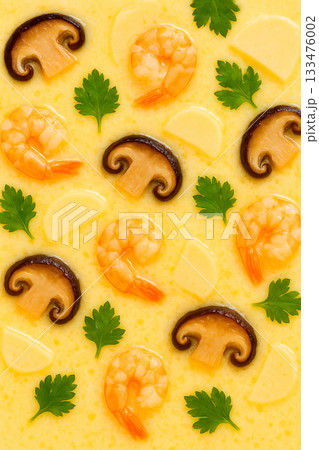 茶碗蒸しの具材パターン 133476002