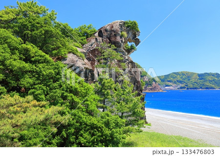 【三重県】快晴の獅子岩（獅子巌） 133476803