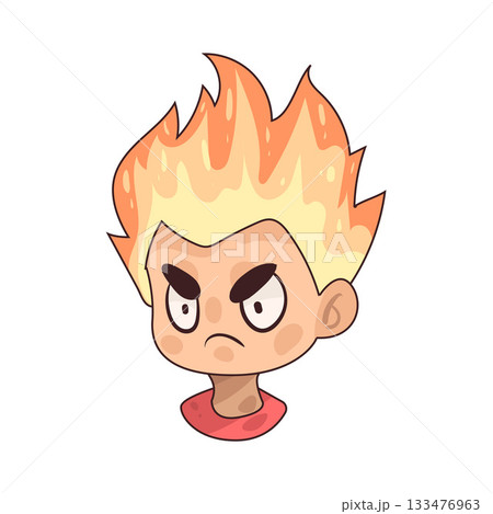 illustration of anger illustration of anger 133476963