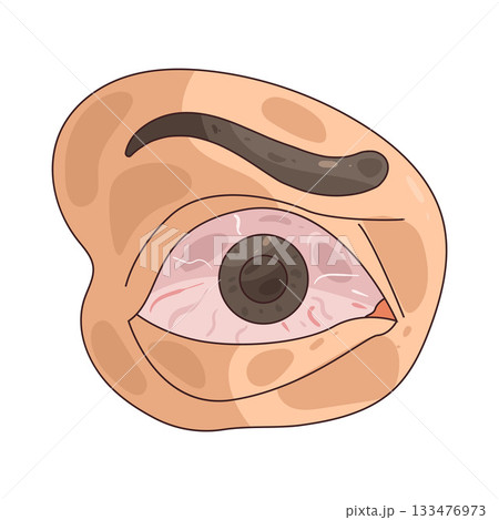 illustration of Anxiety Eyes illustration of Anxiety Eyes 133476973