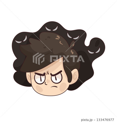 illustration of fear illustration of fear 133476977