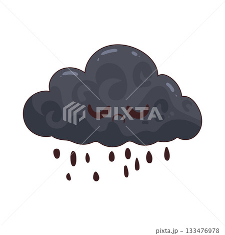 illustration of Stress Cloud illustration of Stress Cloud 133476978