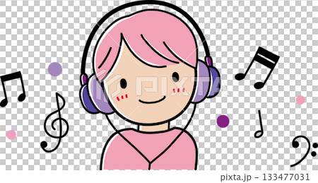 ヘッドフォン 133477031