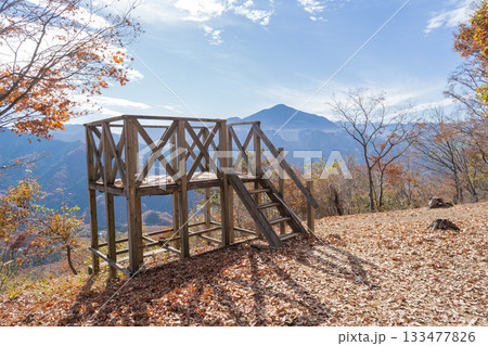 日向山の山頂にある展望台(奥武蔵) 日向山の山頂にある展望台(奥武蔵) 133477826