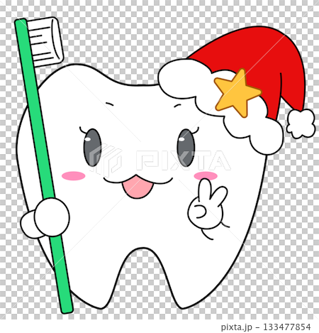 牙齒角色（聖誕節） 133477854