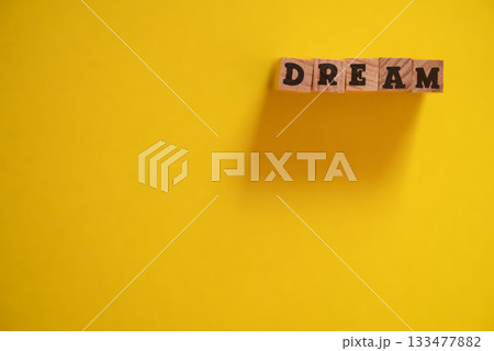 「DREAM」の順に並べたブロック 「DREAM」の順に並べたブロック 133477882