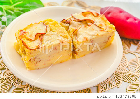 冷やしたサツマイモのガトーインビジブル 冷やしたサツマイモのガトーインビジブル 133478509