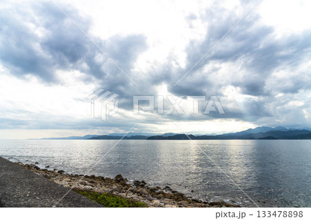 出羽島から見る室戸岬方面の景色 出羽島から見る室戸岬方面の景色 133478898