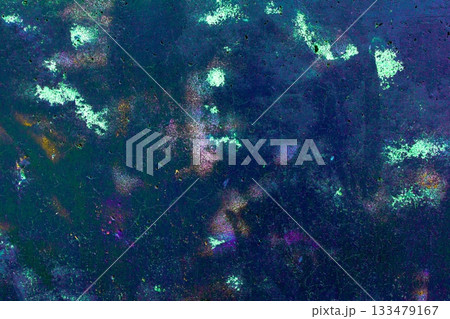 Abstract Iridescent Texture in Deep Blue Green with Subtle Holographic Accents Abstract Iridescent Texture in Deep Blue Green with Subtle Holographic Accents 133479167