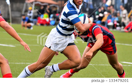 ラグビー、高校ラグビー 133479201