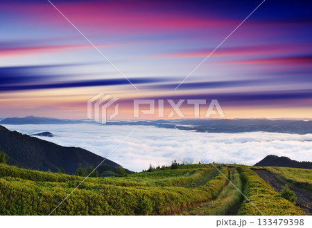 morning in mountains morning in mountains 133479398