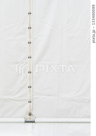 White party event tent detail 133480099