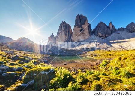 lake in the mountains lake in the mountains 133480360
