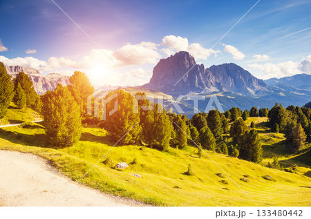 magical mountain landscape magical mountain landscape 133480442