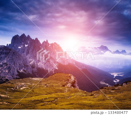 magical mountain landscape magical mountain landscape 133480477
