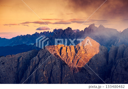 magical mountain landscape magical mountain landscape 133480482