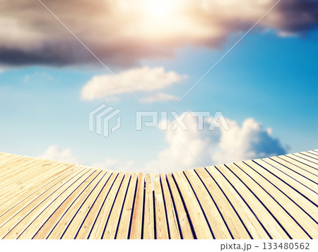 White fluffy clouds 133480562