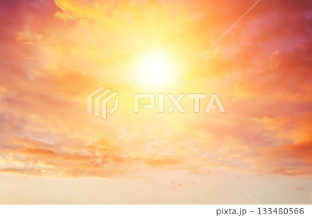 sunset sky sunset sky 133480566