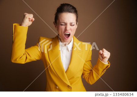Intense Businesswoman Shows Raw Emotion Intense Businesswoman Shows Raw Emotion 133480634