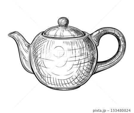 Tea pot sketch 18 Tea pot sketch 18 133480824
