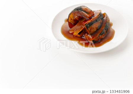 揚げかぼちゃの甘辛あんかけ 133481906