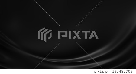 Abstract black fabric background with copy space 3D Render Black friday banner design Abstract black fabric background with copy space 3D Render Black friday banner design 133482703
