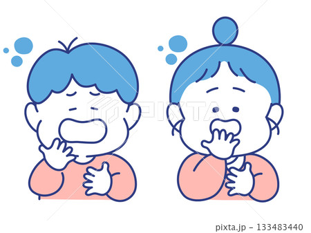 子ども 表情 イラスト 男女 眠い ポーズ 子ども 表情 イラスト 男女 眠い ポーズ 133483440