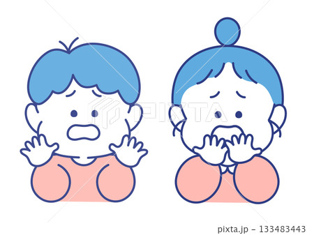 子ども 表情 イラスト 男女 苦手 ポーズ 子ども 表情 イラスト 男女 苦手 ポーズ 133483443