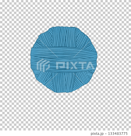 手繪藍色紗線 手繪藍色紗線 133483775