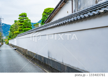 山口県萩市　城城城下町の町並み 133483781