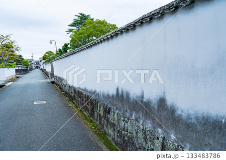 山口県萩市 城城城下町の町並み 山口県萩市 城城城下町の町並み 133483786