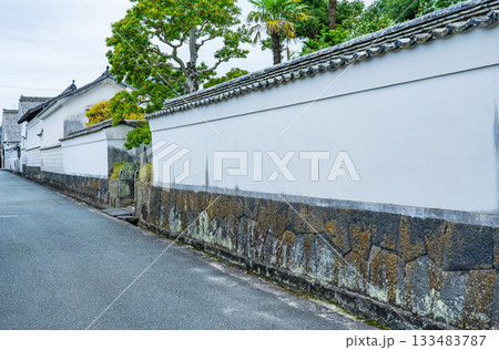 山口県萩市 城城城下町の町並み 山口県萩市 城城城下町の町並み 133483787