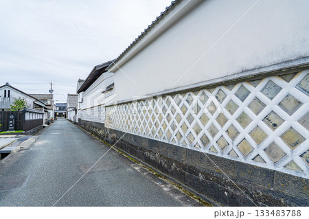 山口県萩市 城城城下町の町並み 山口県萩市 城城城下町の町並み 133483788