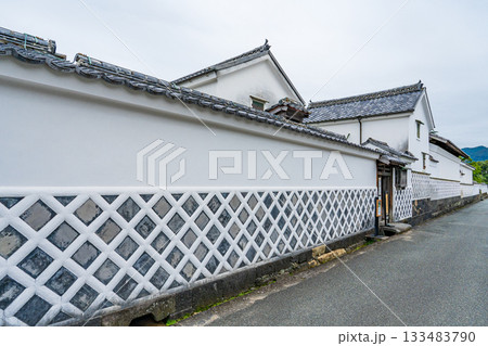 山口県萩市　城城城下町の町並み 133483790