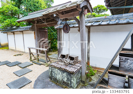 山口県萩市　城城城下町の町並み 133483791