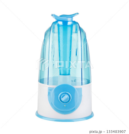 Blue and white humidifier isolate on a white background 133483907