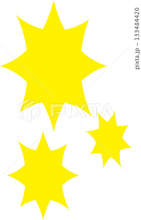 バクダン風キラキラ 133484420