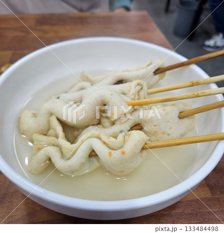 Korean Fish Cake Soup Odeng Street Food 133484498