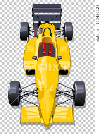 Vector race car isolated 133485128